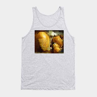 Golden Large Fountain Urns Tank Top